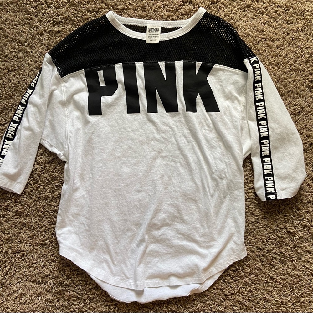 VS Pink Mesh Top